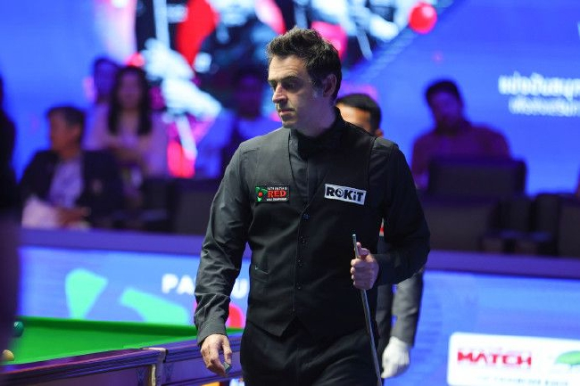 罗尼-奥沙利文在比赛中