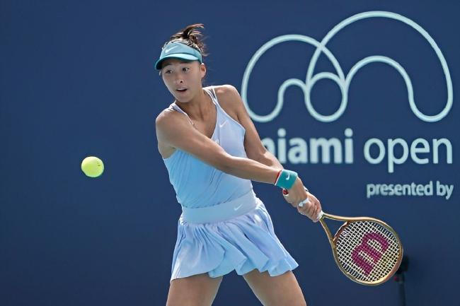 郑钦文生涯首负波塔波娃止步WTA1000迈阿密赛16强