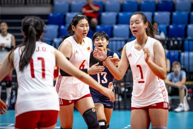 2023年U19女排世锦赛中国3-0横扫智利 轻取小组赛3连胜！