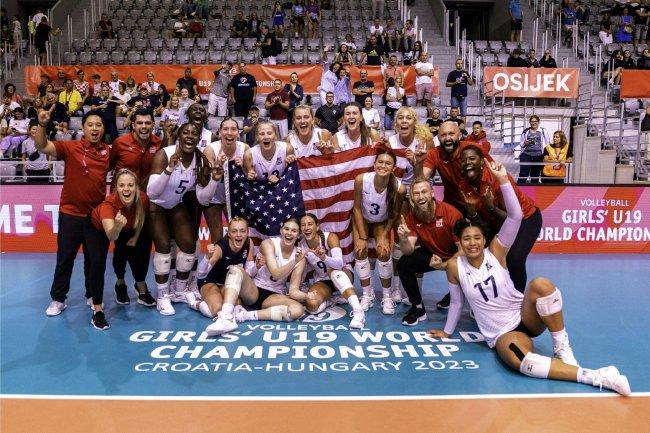 U19女排世锦赛美国3-2力克土耳其折桂 意大利摘铜！