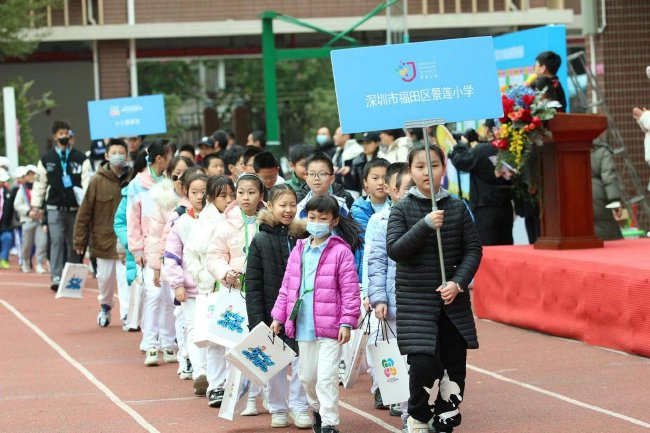 校园联赛在景莲小学举行