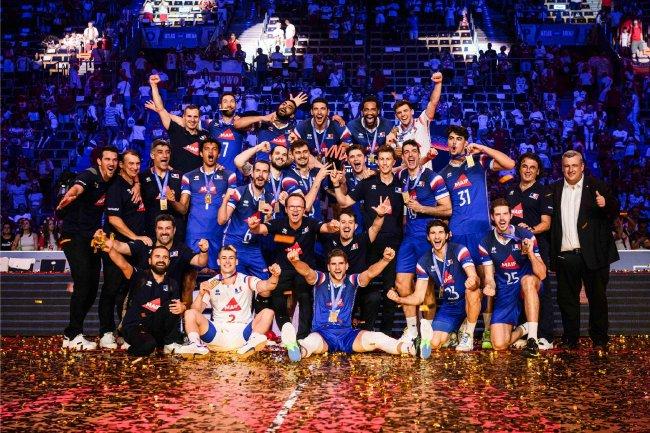 法国男排荣膺2024年天下联赛冠军
