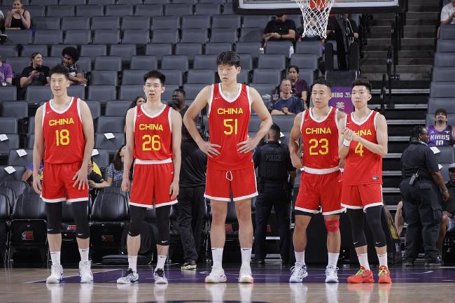 中国男篮结束NBA夏联征程 三场比赛输了104分