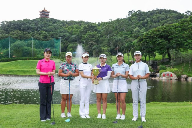 杰克魚廣東女子公開賽開幕照