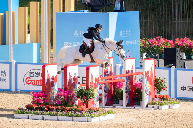 王韫婧&Hoselinde（马主：王磊）在第十五届全运会中