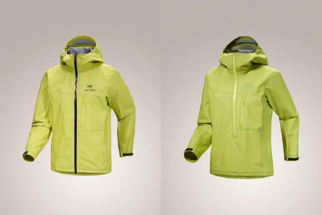 始祖鸟Alpha SL硬壳夹克（左为男款，右为女款）