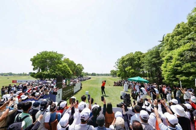 2025年沃尔沃中国公开赛现场不雅众繁密