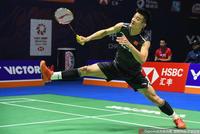 中羽赛谌龙2-0击败伍家朗 半决赛将战桃田贤斗