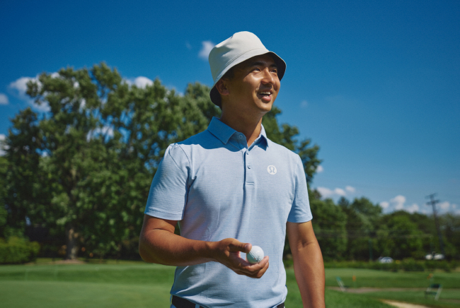 lululemon品牌大使窦泽成重返高尔夫美巡赛