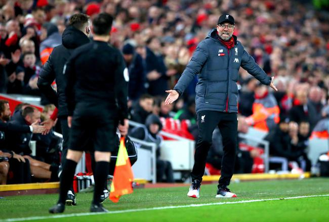 克洛普不满判罚