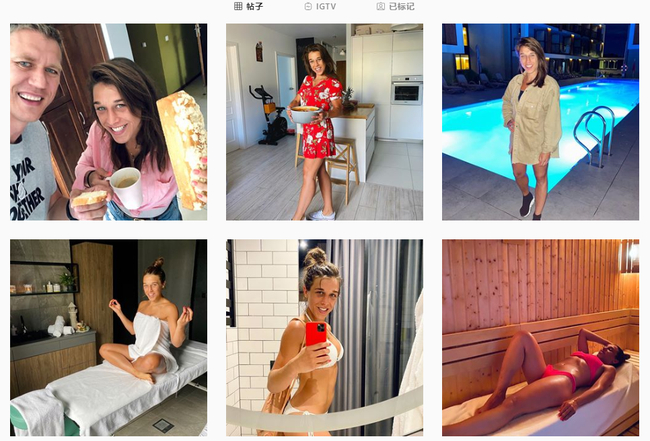 乔安娜INS主页截屏