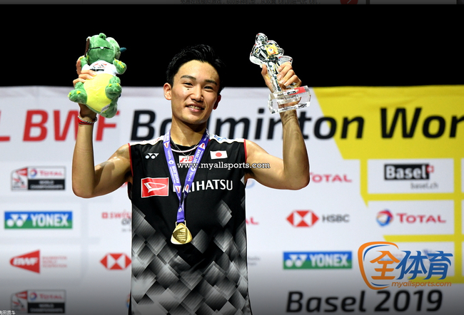 2019羽毛球世锦赛男单冠军桃田贤斗