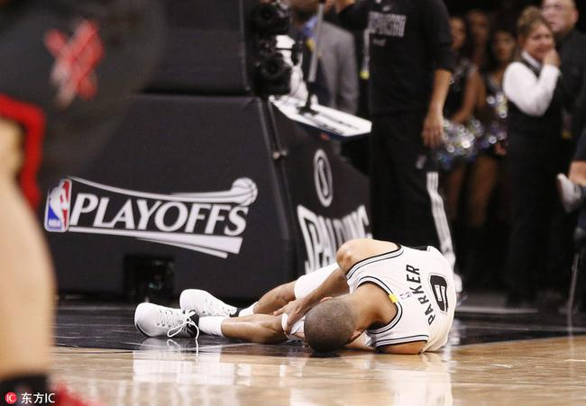 帕克去年季后赛遭遇了很严重的伤势