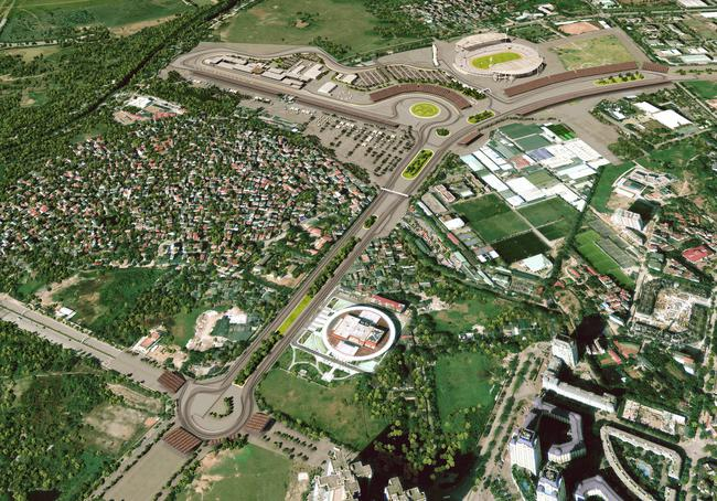 F1越南大奖赛河内赛道展示首张效果图