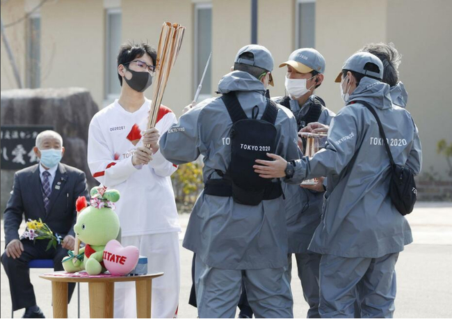 东京奥运圣火两天内三次熄灭