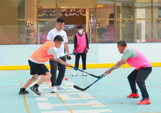 学员进行比赛练习