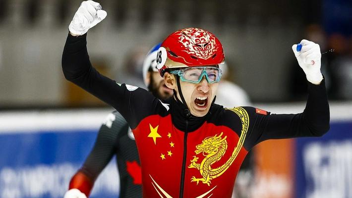 武大靖500米夺赛季首金图片