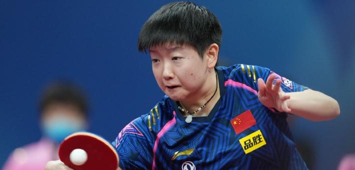 [世乒赛]女团半决赛中国3-0中国台北