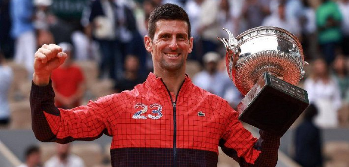 [法网]德约3-0鲁德三夺法网冠军