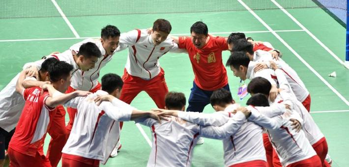 亚运会李诗沣送关键分 国羽男团3比2逆转印度夺冠