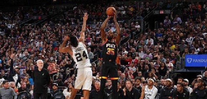 文班亚马18+8+4帽 KD26+7关键失误太阳遭逆转