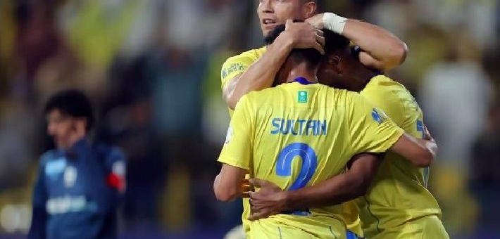 沙特超-C罗梅开二度+世界波 利雅得胜利3-0胜