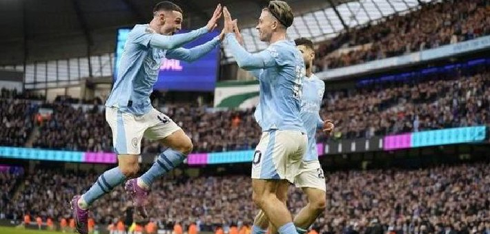 英超-格拉利什破门刘易斯处子球 曼城2-2水晶宫