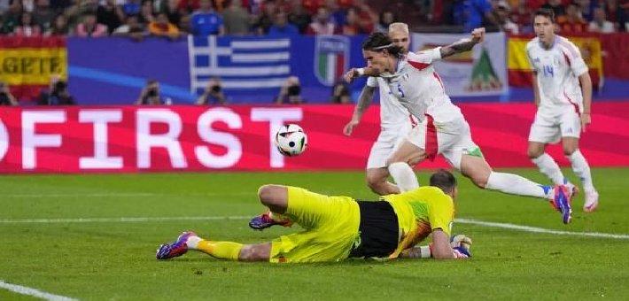  European Cup - Williams made Kalafiori own dragon Spain 1-0 Italy