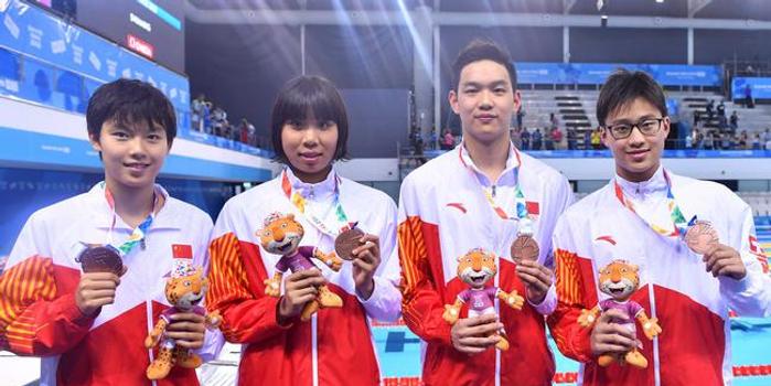 逆流而上!青奥会中国代表团首枚奖牌泳池诞生