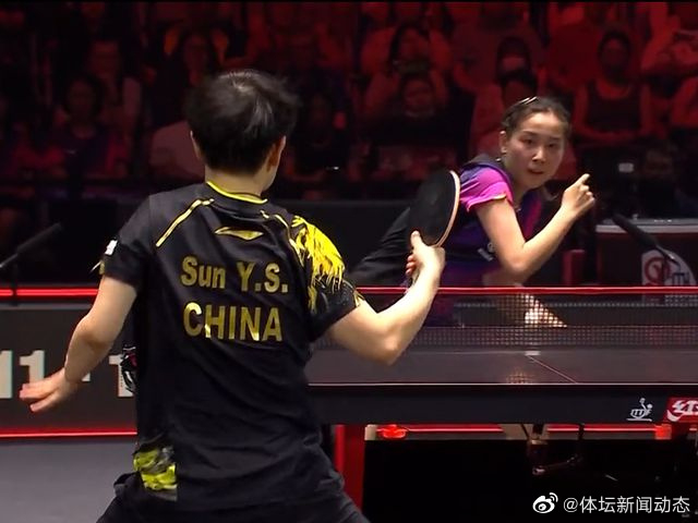 孙颖莎新加坡夺三冠