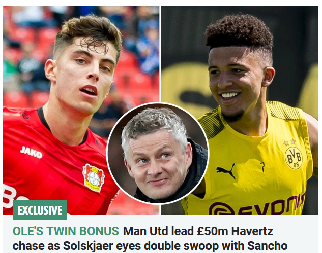 曼联盯上德甲双星