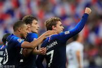 欧国联-格列兹曼梅开二度 法国2-1逆转胜德国