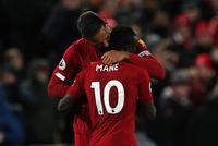 英超-萨拉赫破门马内绝杀 利物浦3-2逆转夺18连胜