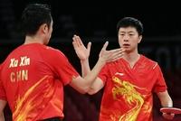 国乒男团3-0韩国晋级决赛 将与日本德国胜者争金