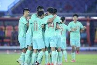 亚运男足-谭龙双响 中国4-0缅甸小组第1提前出线