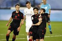 西甲-替补奇兵第89分钟救主 皇马1-1平4连胜终结