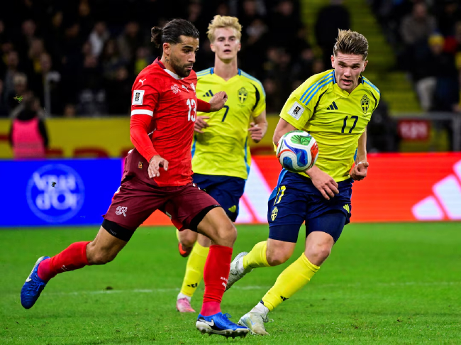 世預(yù)賽B組焦點(diǎn)戰(zhàn)：瑞士vs瑞典