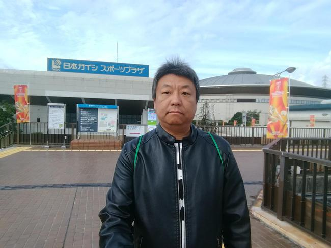 在日本名古屋赛场外