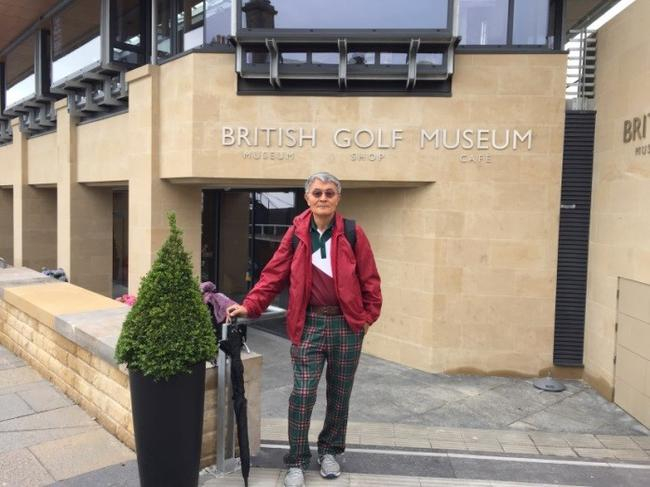 笔者2016年在英国高尔夫博物馆