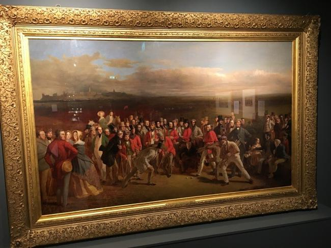 查尔斯·李《高尔夫球手》原画，1847年