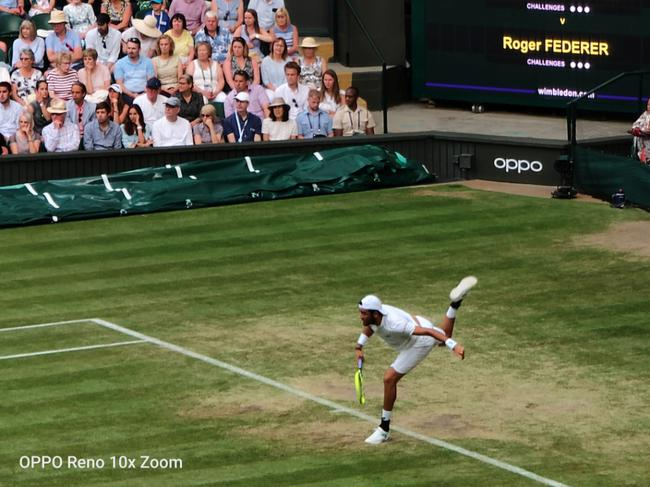 OPPO Reno 10倍变焦版拍摄的贝雷蒂尼比赛瞬间