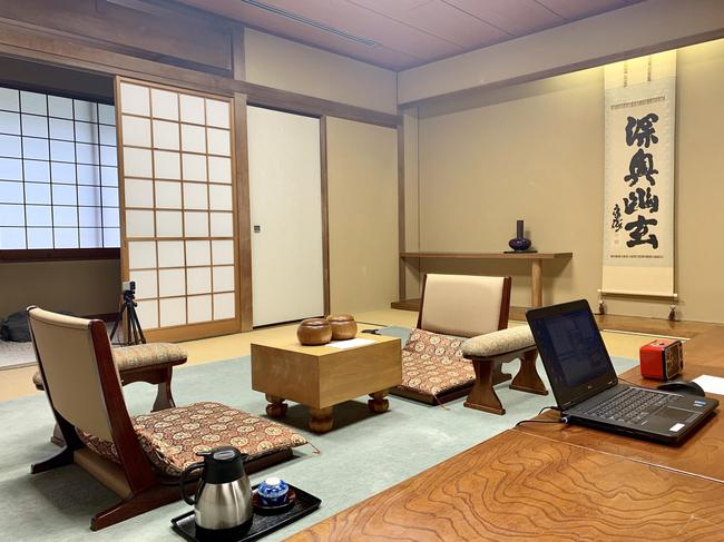 日本棋院幽玄对局室内
