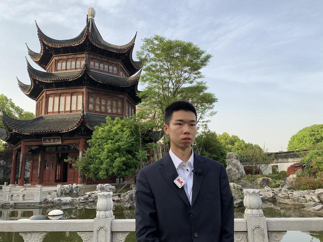 辜梓豪赛后受访