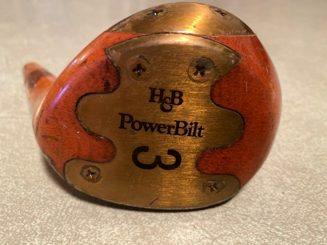 馆藏PowerBilt柿子木杆头