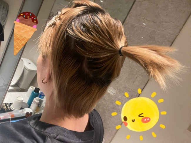 陈清晨在线求助头发长了该咋绑头发