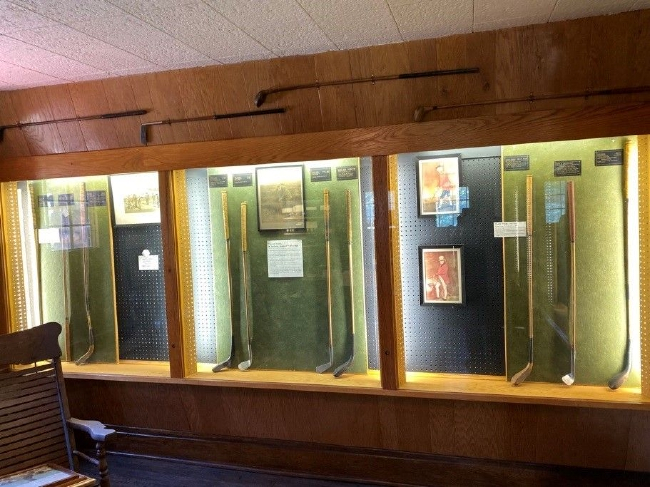 名人堂博物馆长鼻子球杆藏品