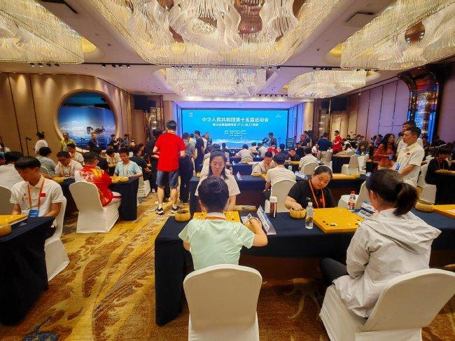 全运会围棋预赛比赛现场