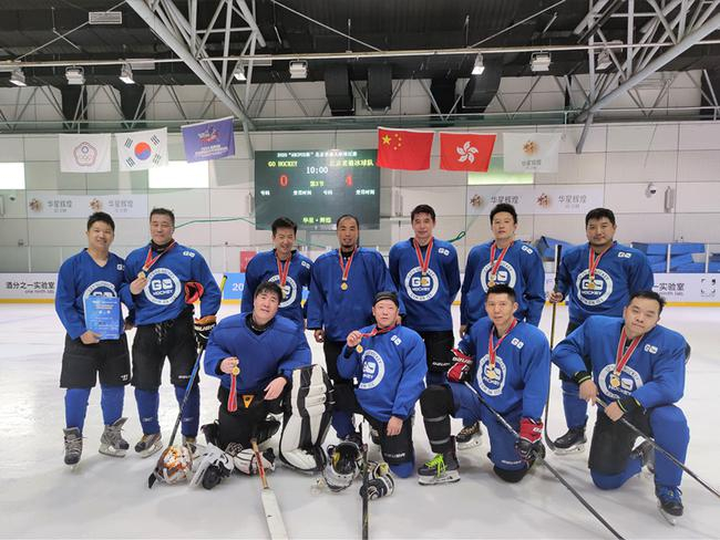 甲组冠军：GO HOCKEY队