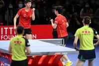 世乒赛王曼昱/孙颖莎横扫日本夺冠 瑞典男双登顶