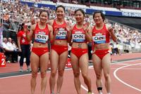 钻石联赛中国女子4X100摘银 男子接力队失误获第5